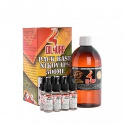 Pack Base y Nikovaps (6mg/ml) 500 ml - Oil4vap