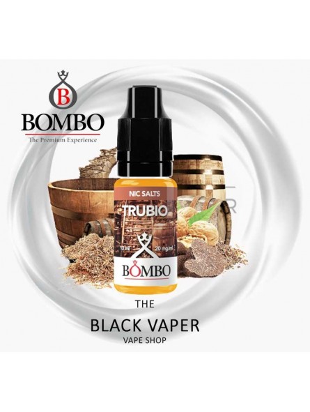 Trubio Sales 10ml de Bombo con sabor a tabaco rubio, nuez, trufa.