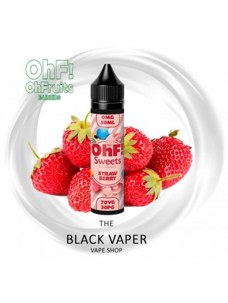 Compra El líquido Strawberry 50ml de OHF Sweets con un sabor a fresas