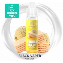 Vanilla Biscuit 50ml - Essential Vape Bombo sabor a vainilla con galletas