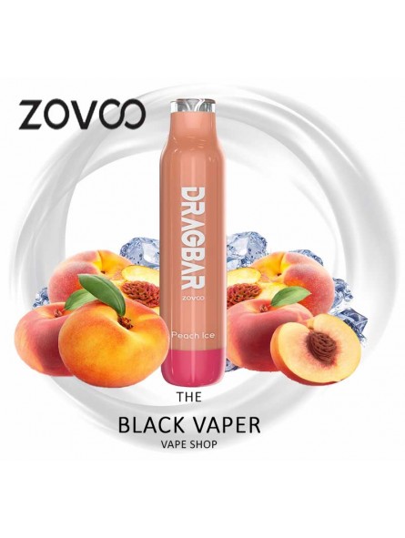 Pod desechable Dragbar Peach Ice 600 puffs - Zovoo
