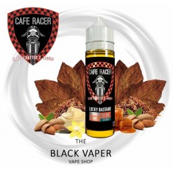 Lucky Bastard 50ml de Café Racer Sabor a tabaco, vainilla, almendra y caramelo