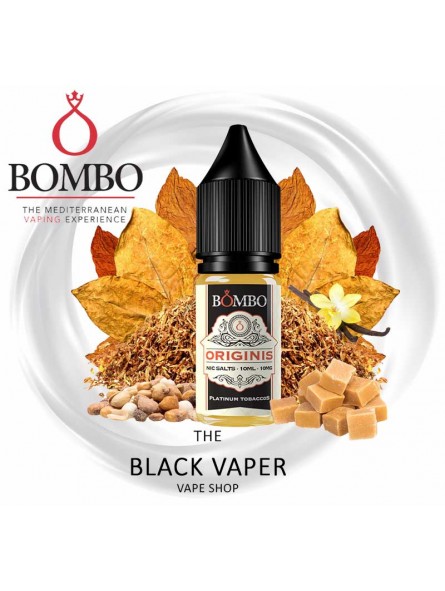 Originis 10ml - Platinum Tobaccos Nic Salts & Bombo sabor a tabaco.
