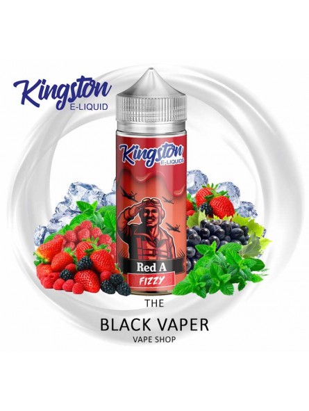 Red A Fizzy 100ml - Kingston E-liquids sabor a frutos rojos con mentol.