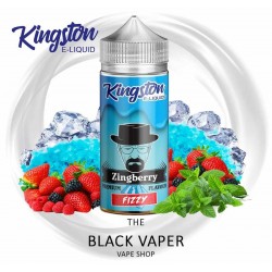 Zingberry Fizzy 100ml - Kingston E-liquids sabor a mezcla frutal mentolado.