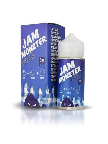 Blueberry 100ml - Jam Monster sabor mermelada de mora, tostada, mantequilla