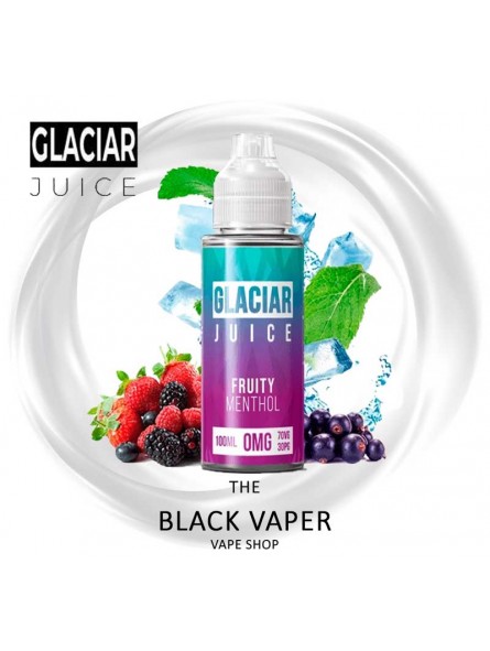 Fruity Menthol 100ml de Glaciar Juice sabor a  frutas mixtas, mentol, hielo.