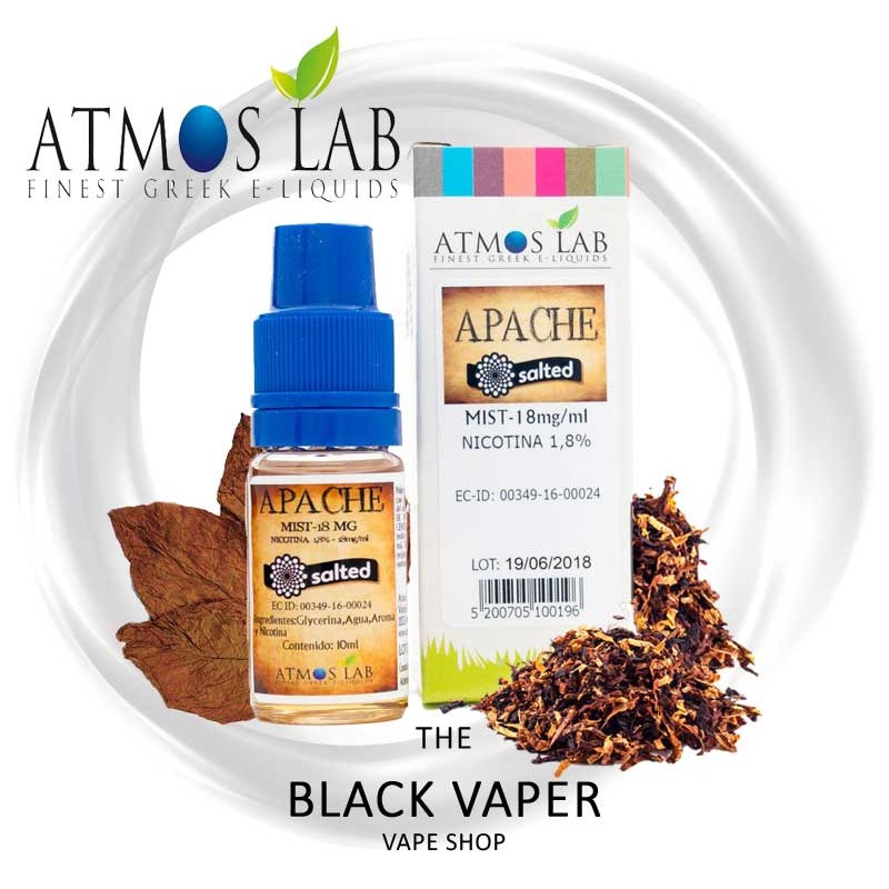 Apache Salted Mist 10ml - Atmos Lab sabor a Tabaquil.