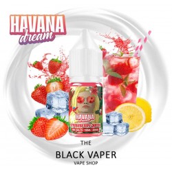 Comprar Strawberry Queen 10ml de Havana Dream Salts con sabor a fresas, hielo, limonada.
