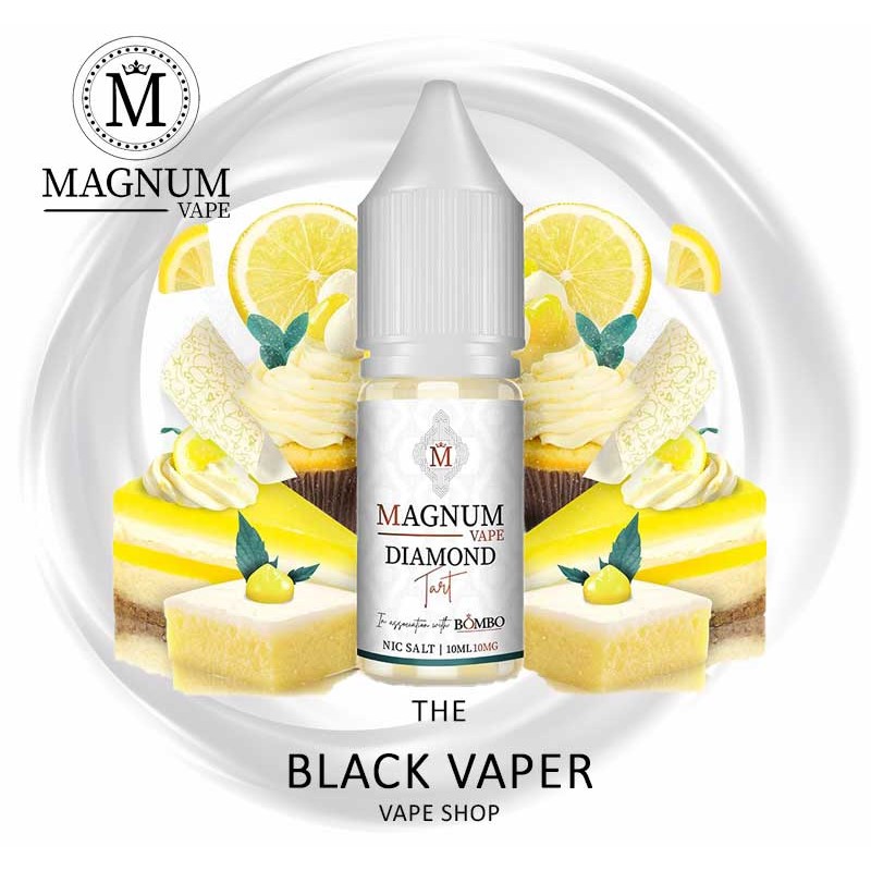 Comprar Diamond Tart 10ml de Magnum Vape Salts con sabor a limón, nata, mantequilla, tarta