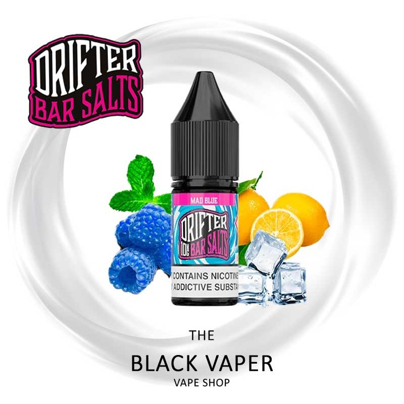 Comprar Blue Razz Lemonade Ice 10ml de Juice Sauz Drifter Bar Salts con sabor a frambuesa azul, limonada, menta, hielo.