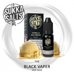 Comprar Vanilla Ice Cream 10ml de Sukka Black Salts con sabor a vainilla,
