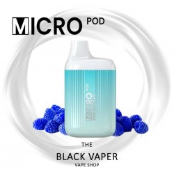 Compra Pod desechable Sour Blue Raspberry de Micro Pod con sabor a frambuesa azul agria.