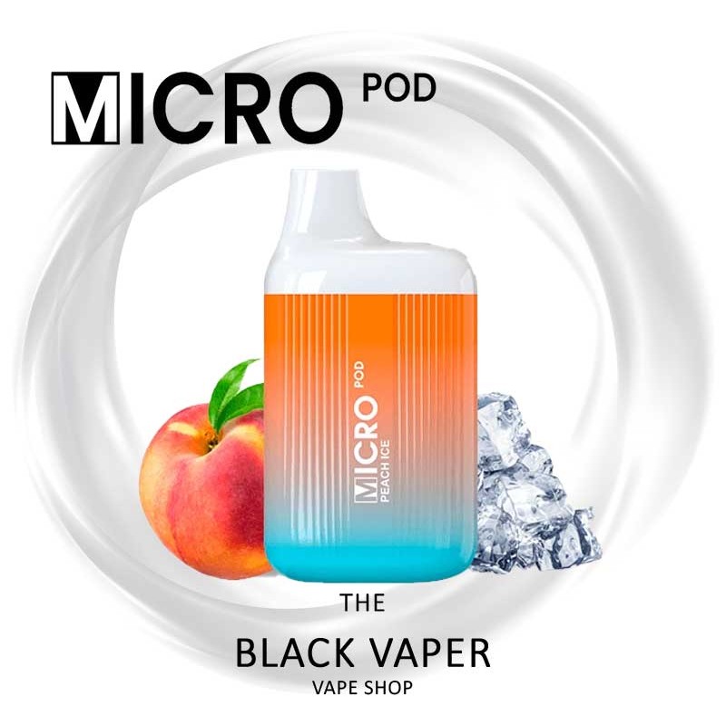 Compra Pod desechable Peach Ice de Micro Pod con sabor a melocotón, hielo.