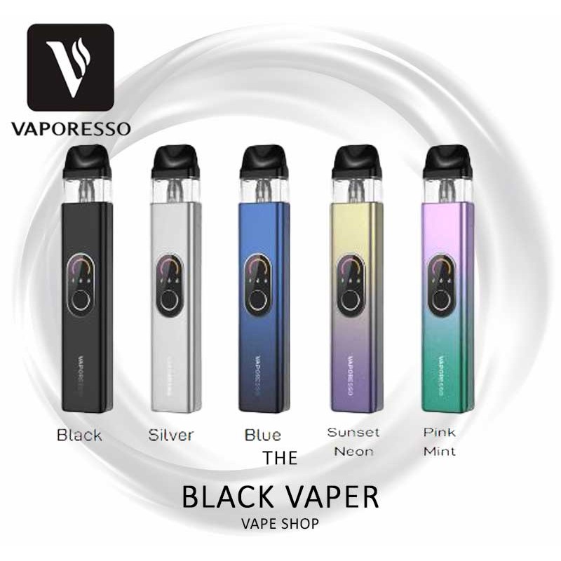 Compra Xros 4 1000mAh de Vaporesso de color Black, Blue, Silver, Pin Mint, Sunse Neon.