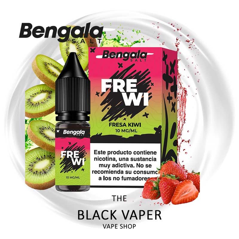 Compra Fre Wi 10ml de Bengala Salt con sabor a fresas, kiwi.