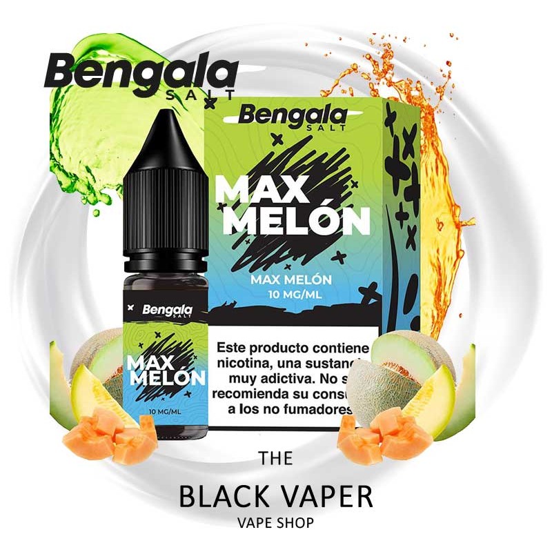 Compra Max Melon 10ml de Bengala Salt con sabor a melón, frescor.