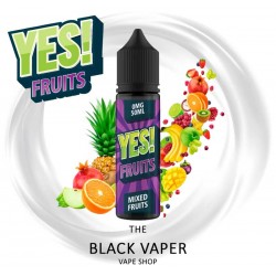 Compra Mixed Fruits 50ml de Yes Fruits con sabor a plátano, piña, naranja, mango, kiwi, fresa, lima.