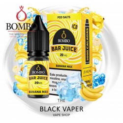 Compra Banana Max Ice 10ml de Bar Juice & Bombo con sabor a plátano, hielo.