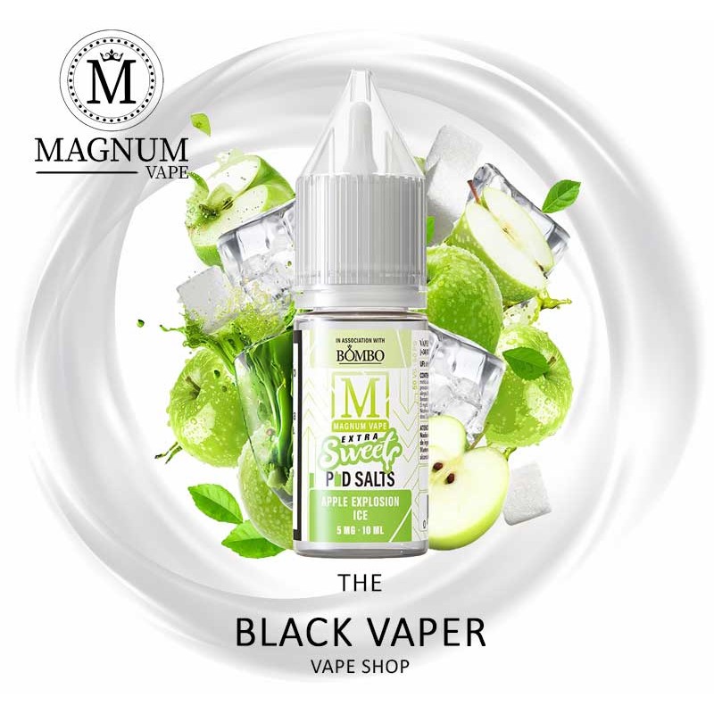 Compra Apple Explosion Ice 10ml de Magnum Vape Extra Sweet Pod Salts con sabor a manzana, hielo.