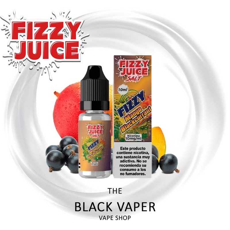 Compra Mango Blackcurrant 10ml de Fizzy Juice Salts con sabor a mango, arándano