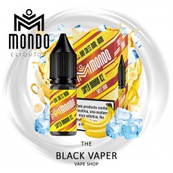 Compra Super Banana Ice 10ml de Mondo Bar Salts con sabor a plátano, hielo.