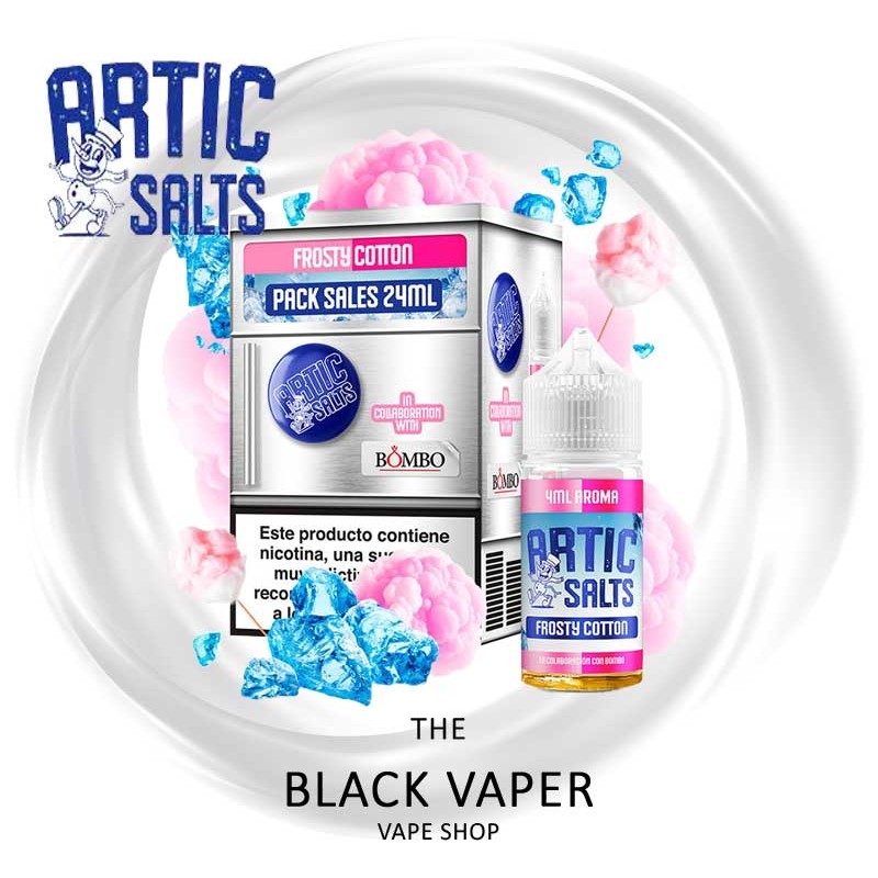 Compra Pack Frosty Cotton + Nicokits de Artic Salts con sabor a algodón de azúcar, hielo.