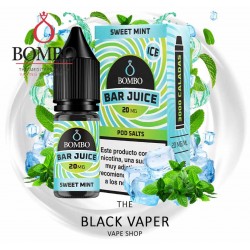 Sweet Mint Ice 10ml de Bombo Bar Juice, sales de nicotina sabor menta dulce con efecto hielo