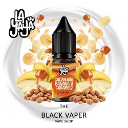 Comprar Cacahuete, Banana y Caramelo 10ml de La Yaya Salt con sabor a Cacahuete, Banana, Caramelo.