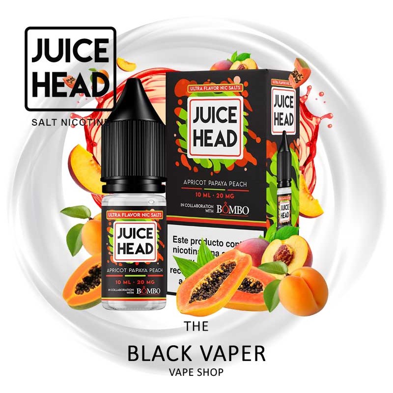 Comprar Apricot Papaya Pach 10ml de Juice Head Nic Salts & Bombo con sabor a albaricoque, papaya.