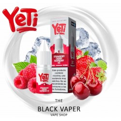 Comprar Strawberry Cherry Raspberry Ice 10ml de Yeti Summit Series Salts con sabor a fresa, frambuesa, cereza, mentol, hielo.