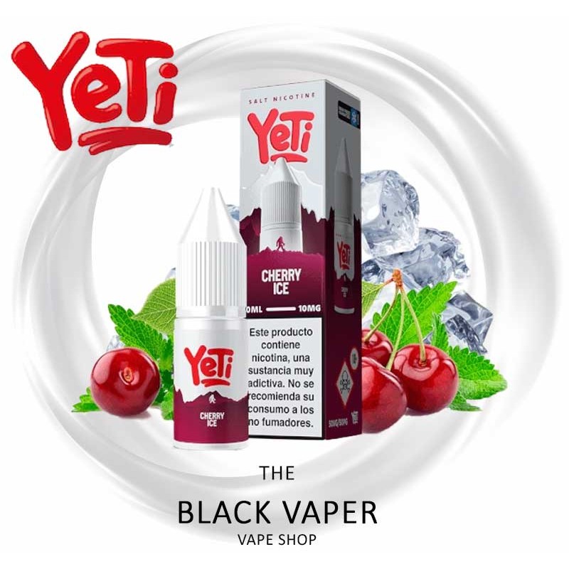 Comprar Cherry Ice 10ml de Yeti Summit Series Salts con sabor a cereza, mentol, hielo.