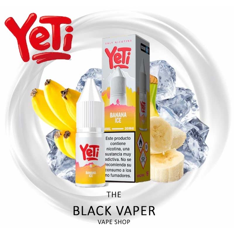 Comprar Banana Ice 10ml de Yeti Summit Series Salts con sabor a plátano, hielo.