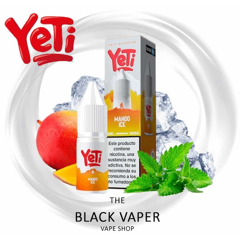 Compra Mango Ice 10ml de Yeti Summit Series Salts con sabor a mango, mentol, hielo.