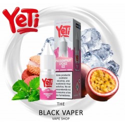 Compra Passionfruit Lychee Ice 10ml de Yeti Summit Series Salts con sabor a maracuyá, lichi, mentol, hielo.