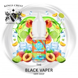 Compra Peach Lime Ice 10ml de Kings Crest Bar Juice Bar Salts con sabor a melocotón, lima, hielo.