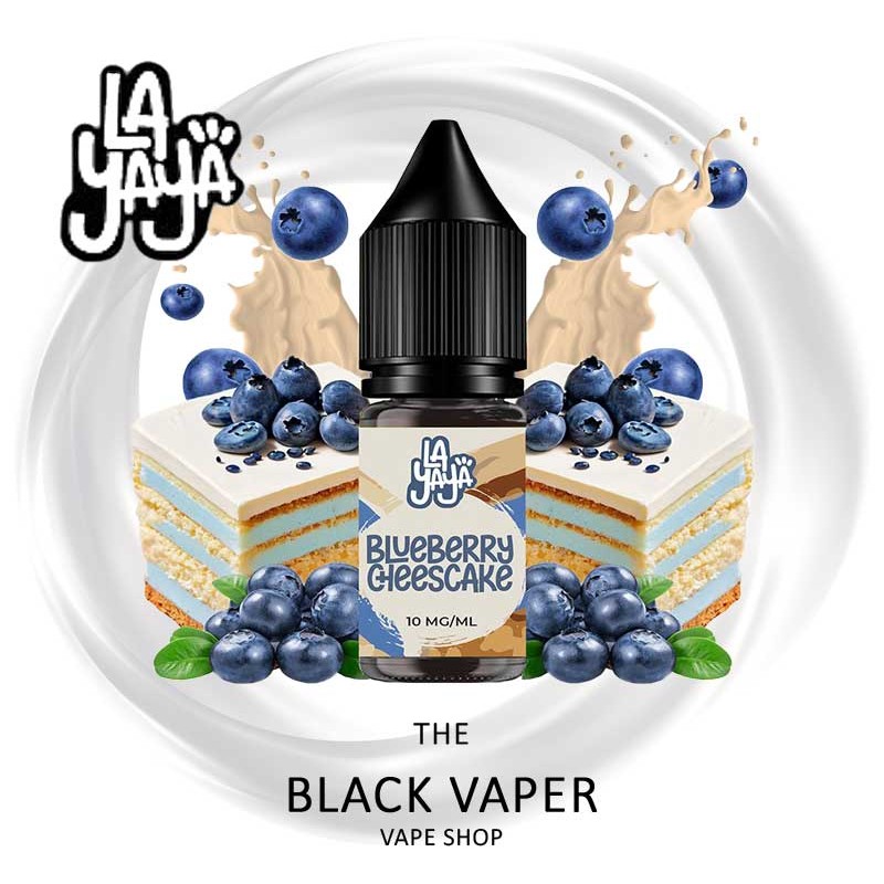 Compra Blueberry Cheesecake 10ml de La Yaya Salt con sabor a arándanos, tarta, queso.