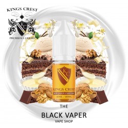 Comprar Don Juan Custard 10ml de Kings Crest Salts de tarta, chocolate, mantequilla, nueces, crema, natillas.