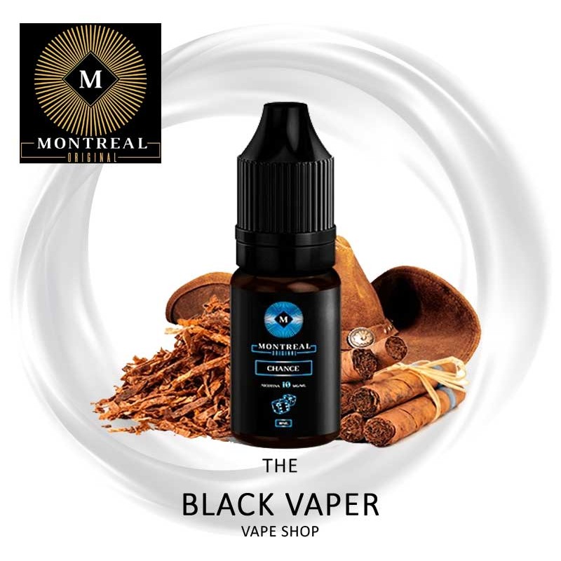 Compra Chance 10ml de Montreal Original Salts con sabor a tabaco tostado americano