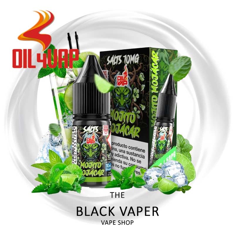 Compra Mojito Mojácar 10ml de Kabuki Salts con sabor a mojito, lima, menta.