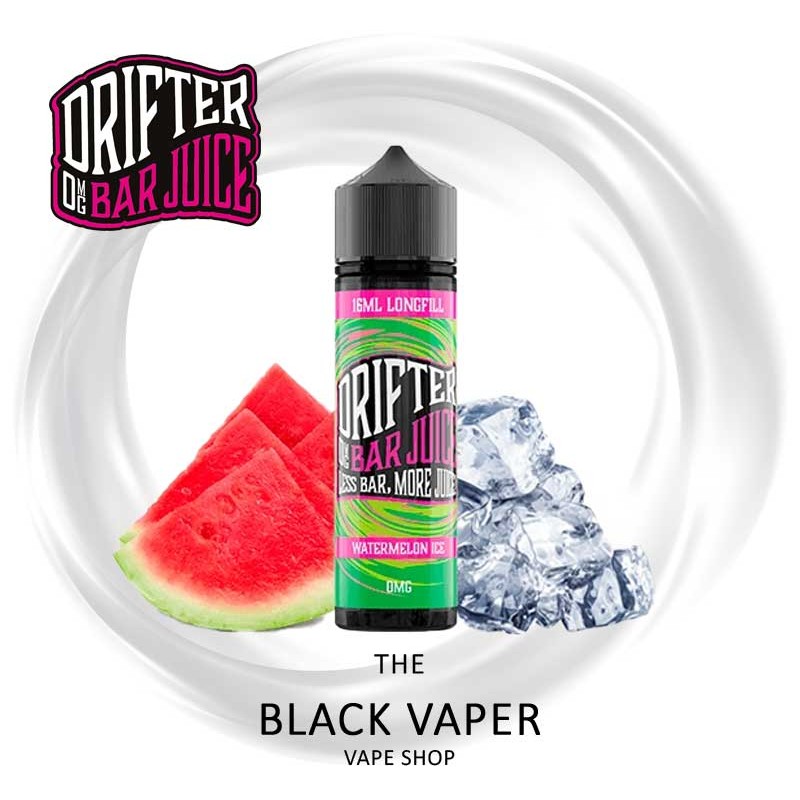 Compra Watermelon Ice 16ml Longfill de Drifter Bar con sabor a sandia, hielo.