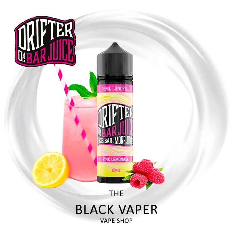 Compra el Aroma Pink Lemonade 16ml Longfill de Drifter Bar con sabor a limonada, frambuesas.