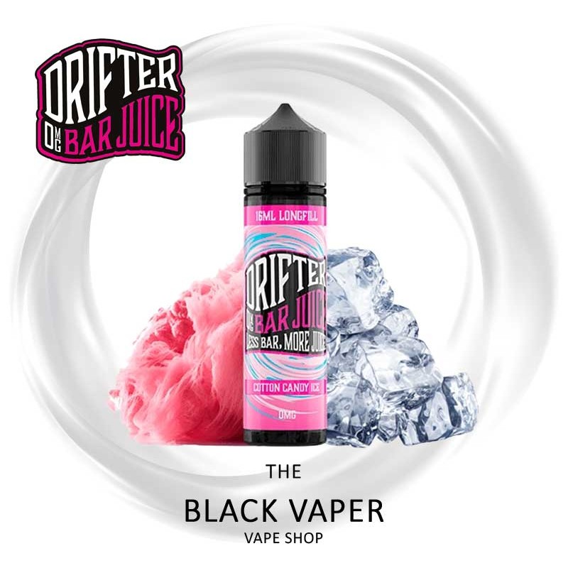 Compra el Aroma Cotton Candy Ice 16ml Longfill de Drifter Bar con sabor a algodón de azúcar, hielo.