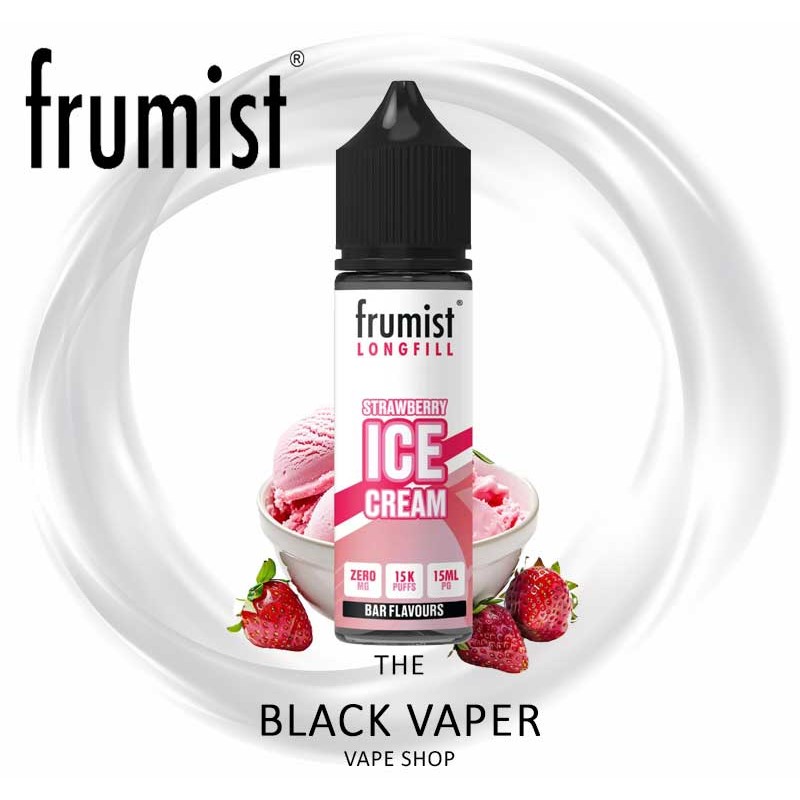 Compra Aroma Strawberry Ice Cream 15ml (Longfill) de Frumist con sabor a helado, fresas.