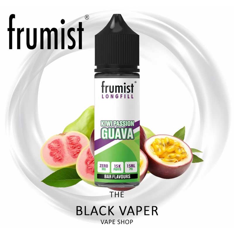 Compra Aroma Kiwi Passion Guava 15ml (Longfill) de Frumist con sabor a kiwi, fruta de la pasión, guayaba.