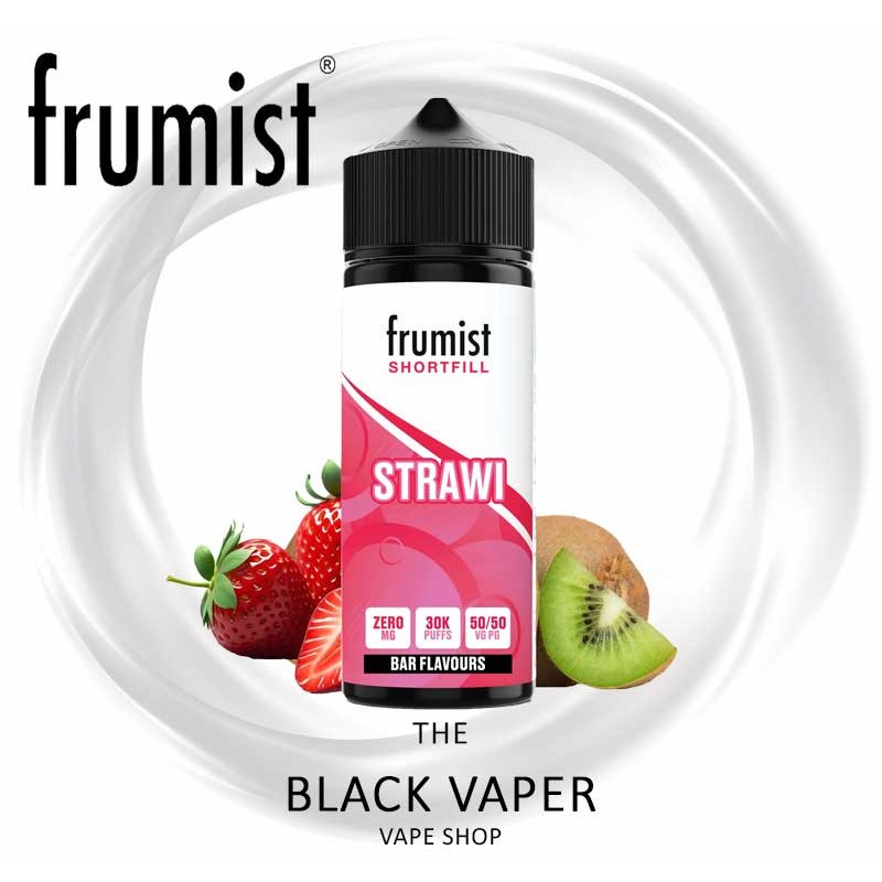 Comprar Strawi 50/50 100ml de Frumist con sabor a fresa y kiwi.