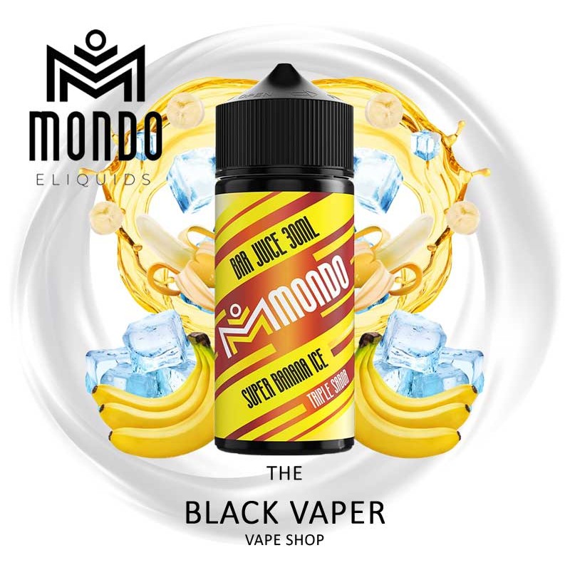 Compra Aroma Super Banana Ice 30ml (Longfill) de Mondo con sabor a plátano, hielo.