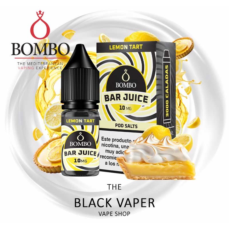 Compra Lemon Tart 10ml de Bombo Bar Juice con sabor a tarta, limón.