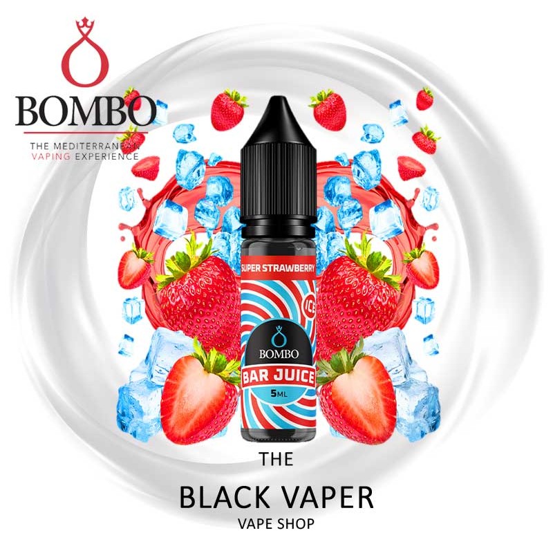 Compra aroma Super Strawberry Ice 5ml/15 MiniLongfill de Bombo Bar Juice con sabor a fresa, hielo.