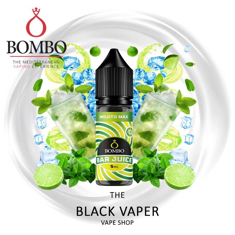 Compra Aroma Mojito Max Ice 5ml/15 MiniLongfill de Bombo Bar Juice con sabor a mojito, hierva buena, lima, hielo.